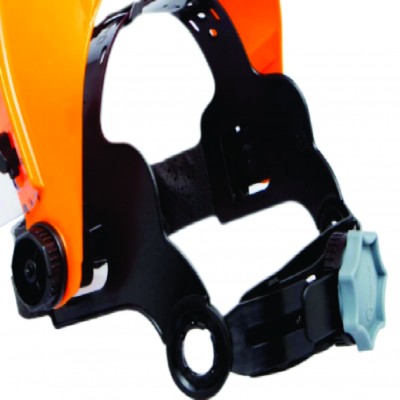 SOPORTE PARA PROTECTOR FACIAL CON ARNÉS CREMALLERA 1