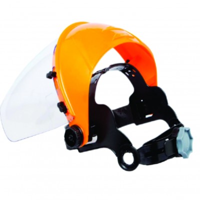 SOPORTE PARA PROTECTOR FACIAL CON ARNÉS CREMALLERA