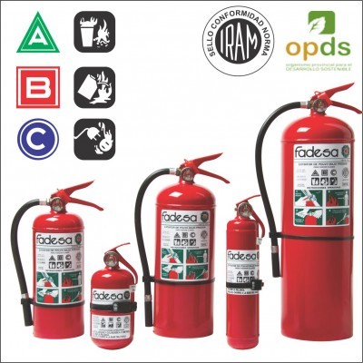 Extintores bajo presión a base de polvos químicos secos ABC - Manuales