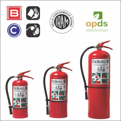 Extintores bajo presión a base de polvos químicos secos BC Manuales