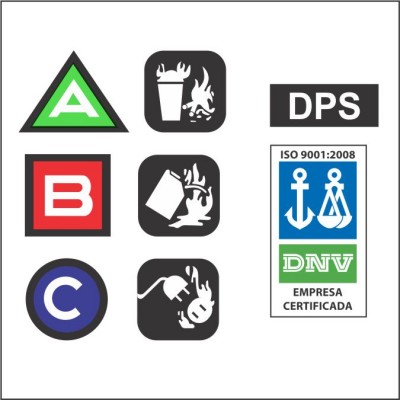 Extintor colgante automático a base de polvo químico seco ABC bajo presión2