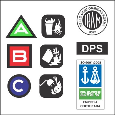 Extintor manual a base de polvo químico seco ABC bajo presión2